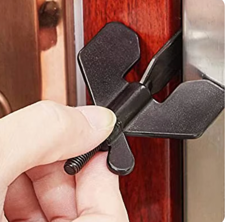 Versatile Portable Door Lock: Travel Security, Privacy Lock, & Anti-Theft Door Stopper**